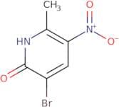 3-Bromo-6-methyl-5-nitropyridin-2-ol