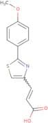 (2E)-3-[2-(4-Methoxyphenyl)-1,3-thiazol-4-yl]prop-2-enoic acid