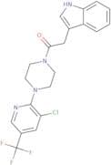 1-(4-(3-chloro-5-(trifluoromethyl)(2-pyridyl))piperazinyl)-2-indol-3-ylethan-1-one