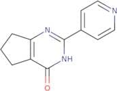 2-(Pyridin-4-yl)-3H,4H,5H,6H,7H-cyclopenta[D]pyrimidin-4-one