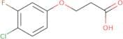 3-(4-Chloro-3-fluorophenoxy)propanoic acid