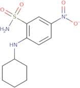 2-(Cyclohexylamino)-5-nitrobenzene-1-sulfonamide