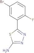5-(5-Bromo-2-fluorophenyl)-1,3,4-thiadiazol-2-amine