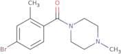 1-(4-Bromo-2-methylbenzoyl)-4-methylpiperazine