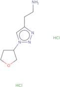 2-[1-(Oxolan-3-yl)-1H-1,2,3-triazol-4-yl]ethan-1-amine dihydrochloride