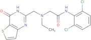 N-(2,6-Dichlorophenyl)-2-[ethyl({4-oxo-3H,4H-thieno[3,2-d]pyrimidin-2-yl}methyl)amino]acetamide