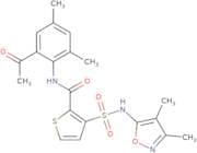 N-(2-Acetyl-4,6-dimethylphenyl)-3-[[(3,4-dimethyl-5-isoxazolyl)amino]sulfonyl]-2-thiophenecarboxam…