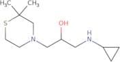1-(Cyclopropylamino)-3-(2,2-dimethylthiomorpholin-4-yl)propan-2-ol