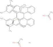 Diacetato{(S)-(-)-2,2'-bis[di(3,5-xylyl)phosphino]-1,1'-binaphthyl}ruthenium(II) Ru(OAc)2[(S)-xylb…