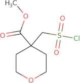 Methyl 4-[(chlorosulfonyl)methyl]oxane-4-carboxylate
