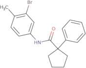 N-(3-bromo-4-methylphenyl)-1-phenylcyclopentane-1-carboxamide