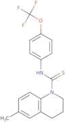 (6-methyl(1,2,3,4-tetrahydroquinolyl))((4-(trifluoromethoxy)phenyl)amino)methane-1-thione
