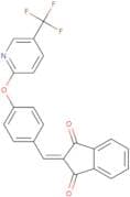 2-((4-(5-(trifluoromethyl)-2-pyridyloxy)phenyl)methylene)indane-1,3-dione