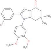 1-(3,4-dimethoxyphenyl)-2-(3-bromophenyl)-6,6-dimethyl-5,6,7-trihydroindol-4-one