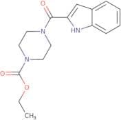 ethyl 4-(1H-indole-2-carbonyl)piperazine-1-carboxylate