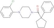 4-(2-chlorophenyl)piperazinyl phenylcyclopentyl ketone