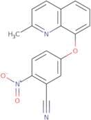 5-(2-methyl(8-quinolyloxy))-2-nitrobenzenecarbonitrile