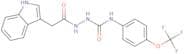 2-indol-3-yl-N-(((4-(trifluoromethoxy)phenyl)amino)carbonylamino)ethanamide