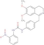 1-(4-((6,7-dimethoxy(3,4-dihydroisoquinolyl))methyl)phenyl)-3-(2-nitrophenyl)urea