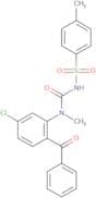 1-(5-chloro-2-(phenylcarbonyl)phenyl)-1-methyl-4-((4-methylphenyl)sulfonyl)urea