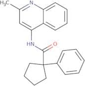 N-(2-methylquinolin-4-yl)-1-phenylcyclopentane-1-carboxamide