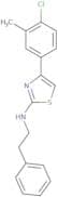 (4-(4-chloro-3-methylphenyl)(2,5-thiazolyl))(2-phenylethyl)amine