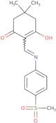 5,5-dimethyl-2-(((4-(methylsulfonyl)phenyl)amino)methylene)cyclohexane-1,3-dione