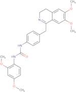 1-(4-((6,7-dimethoxy(3,4-dihydroisoquinolyl))methyl)phenyl)-3-(2,4-dimethoxyphenyl)urea