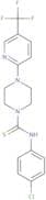((4-chlorophenyl)amino)(4-(5-(trifluoromethyl)(2-pyridyl))piperazinyl)methane-1-thione