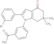 1-(3-acetylphenyl)-2-(3-bromophenyl)-6,6-dimethyl-5,6,7-trihydroindol-4-one
