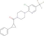 4-(3-chloro-5-(trifluoromethyl)(2-pyridyl))piperazinyl 2-phenylcyclopropyl ketone
