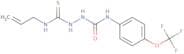 (2-((prop-2-enylamino)thioxomethyl)hydrazino)-N-(4-(trifluoromethoxy)phenyl)formamide