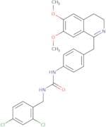 3-(2,4-dichlorobenzyl)-1-(4-((6,7-dimethoxy(3,4-dihydroisoquinolyl))methyl)phenyl)urea