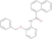 naphthyl-N-(3-(phenylmethoxy)(2-pyridyl))formamide