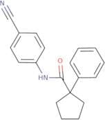 N-(4-cyanophenyl)-1-phenylcyclopentane-1-carboxamide