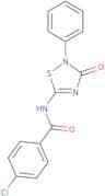 (4-chlorophenyl)-N-(4-oxo-3-phenyl(2,3,5-thiadiazolinyl))formamide