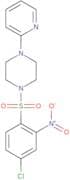 4-chloro-2-nitro-1-((4-(2-pyridyl)piperazinyl)sulfonyl)benzene