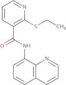 (2-ethylthio(3-pyridyl))-N-(8-quinolyl)formamide