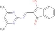 2-(((4,6-dimethylpyrimidin-2-yl)amino)methylene)indane-1,3-dione