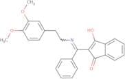 2-(((2-(3,4-dimethoxyphenyl)ethyl)amino)phenylmethylene)indane-1,3-dione