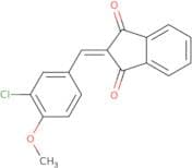 2-((3-chloro-4-methoxyphenyl)methylene)indane-1,3-dione
