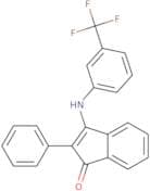 2-phenyl-3-((3-(trifluoromethyl)phenyl)amino)inden-1-one