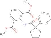 methyl 3-(methoxycarbonyl)-2-((phenylcyclopentyl)carbonylamino)benzoate