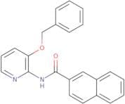 2-naphthyl-N-(3-(phenylmethoxy)(2-pyridyl))formamide