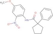 N-(4-methoxy-2-nitrophenyl)-1-phenylcyclopentane-1-carboxamide