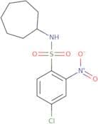 ((4-chloro-2-nitrophenyl)sulfonyl)cycloheptylamine