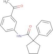 N-(3-acetylphenyl)-1-phenylcyclopentane-1-carboxamide