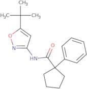 N-(5-tert-butyl-1,2-oxazol-3-yl)-1-phenylcyclopentane-1-carboxamide