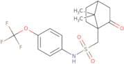 7,7-dimethyl-1-((((4-(trifluoromethoxy)phenyl)amino)sulfonyl)methyl)bicyclo[2.2.1]heptan-2-one