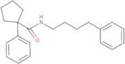 1-phenyl-N-(4-phenylbutyl)cyclopentane-1-carboxamide